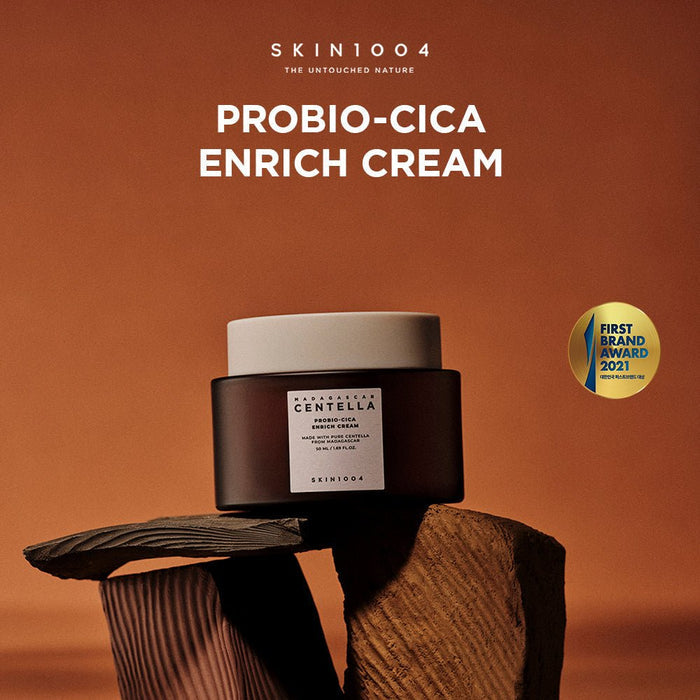 SKIN1004 Madagascar Centella Probio - Cica Enriched Cream 50ml. SKIN1004 مدغشقر كينتيلا بروبيو سيكا كريم غني - Princess Cosmetics Qatar