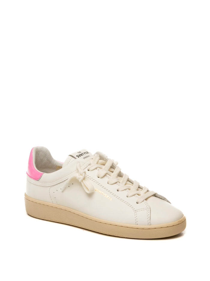 THE 76 Sneaker jump bianco/rosa JUMP D PELLE-WHI/FUXIA
