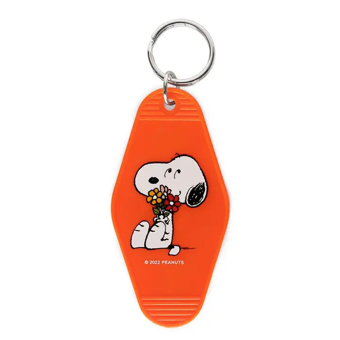 Snoopy Flower Bouquet Keychain