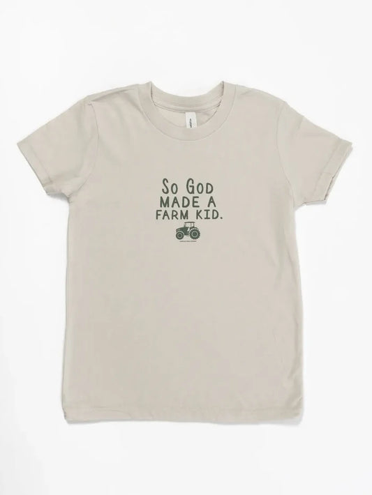 So God Made A Farm Kid Tee