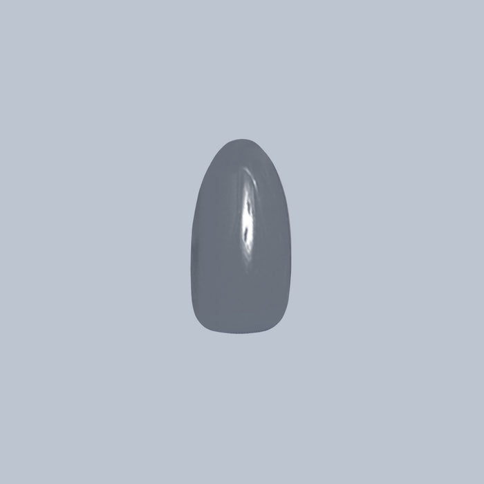 Social Studies - Press-On | Medium | Almond deep navy medium almond press-on nail for a simple at-home manicure