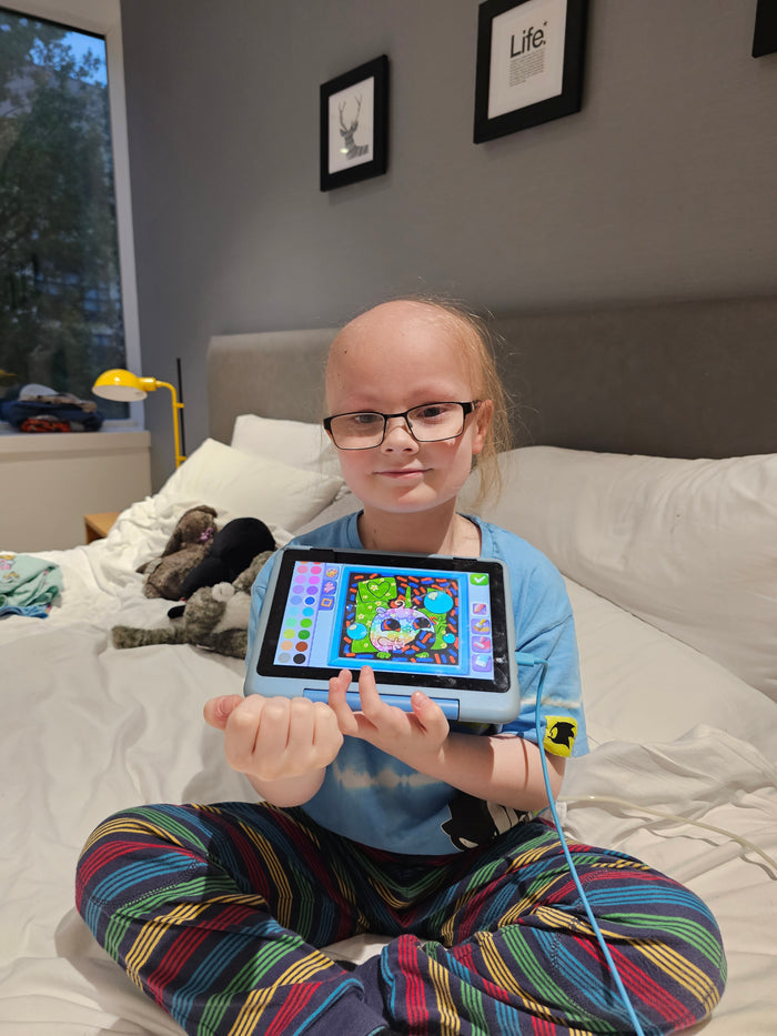 Sponsor A Brave Gown For Seven-Year-Old Ezra w/High Risk Medulloblastoma-SPONSORED