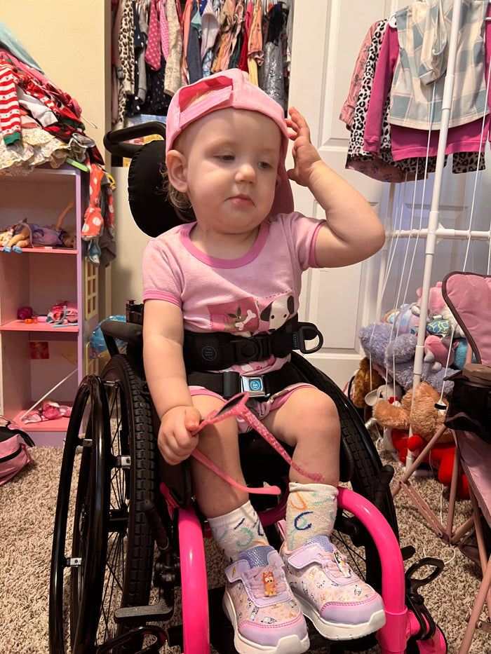 Sponsor A Brave Gown For Twenty-Month-Old Shelby Currently Undergoing Treatment-SPONSORED