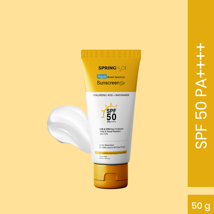 SPRING H2O D-TAN Facial kit & SPF 50 Sunscreen Gel combo