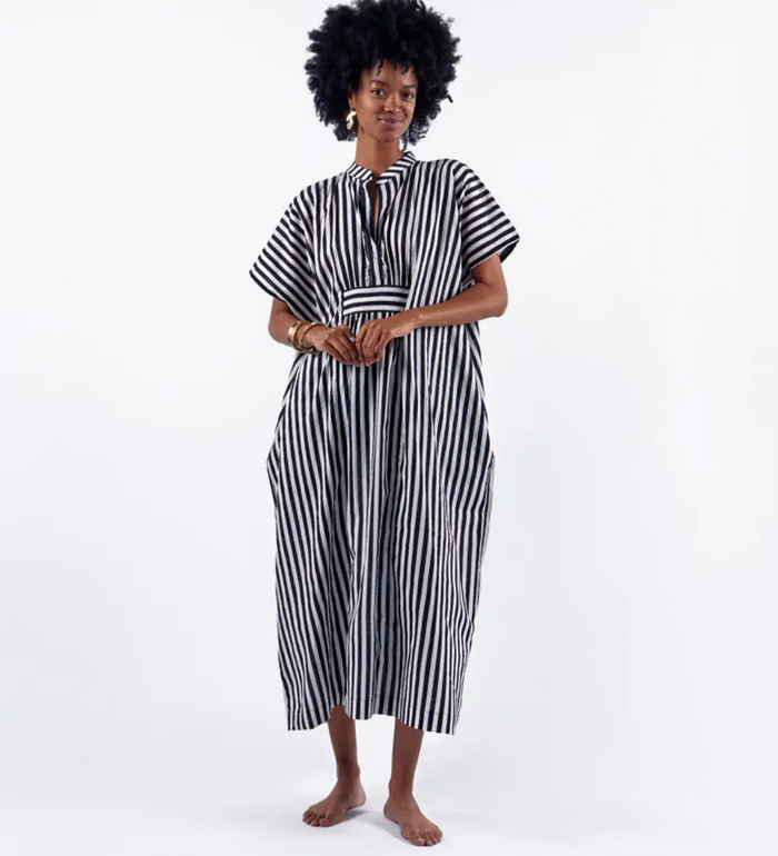 stripe kaftan
