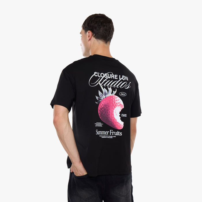 Summer Fruits T-Shirt |  Black