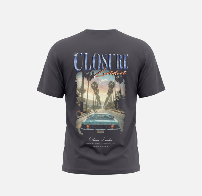 Sunset Drive T-Shirt |  Charcoal