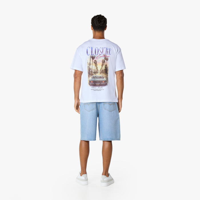 Sunset Drive T-Shirt |  White
