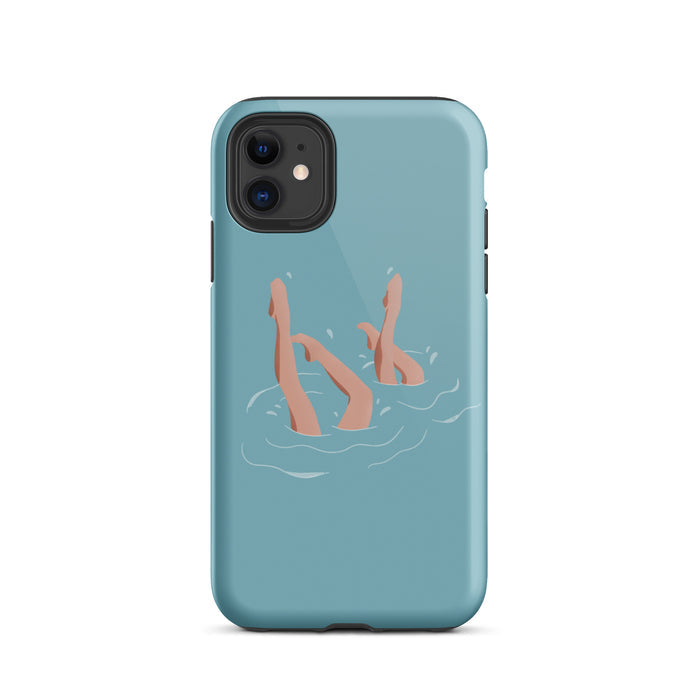 Synchronized swimming iphone case