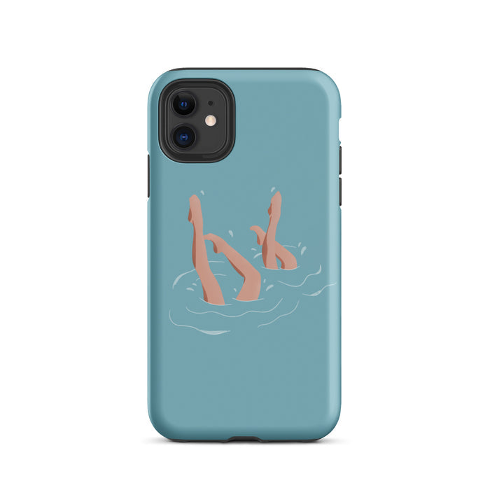 Synchronized swimming iphone case