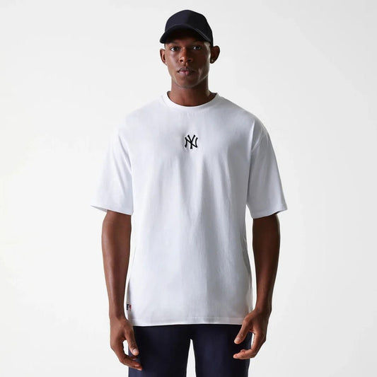 NEW ERA t-shirt cotone bianca 60675748 NOS MLB-WHT