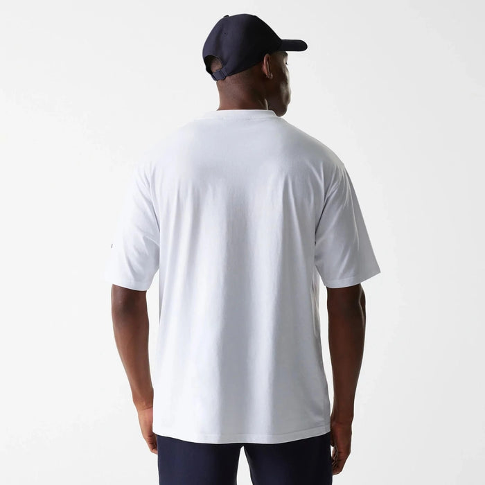 NEW ERA t-shirt cotone bianca 60675748 NOS MLB-WHT