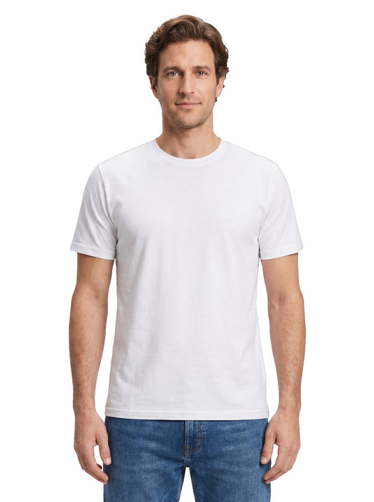 QB24 t-shirt cotone bianca 0126229 COTONE-WHITE