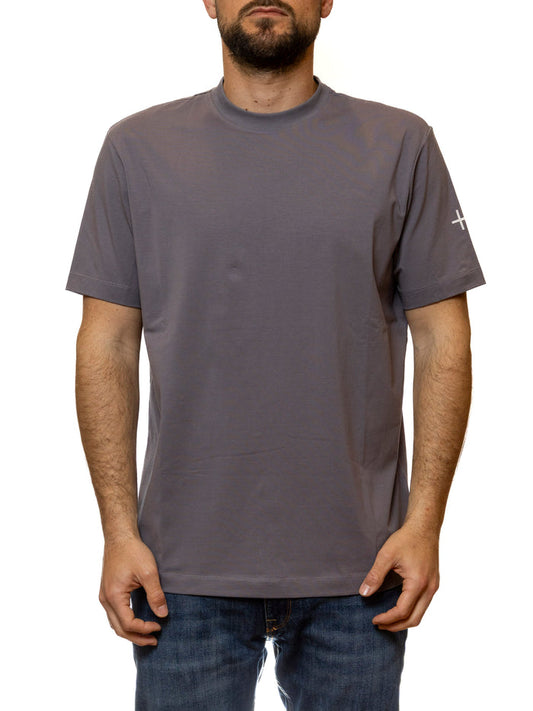 MORE t-shirt cotone piombo PABLO COTONE-PIOMBO