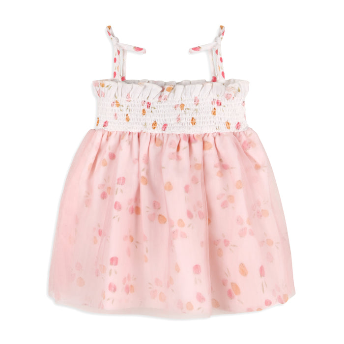 Taya Fruit Smocked Baby Tutu Dress + Bloomer (Organic Cotton)