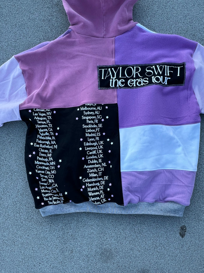 Taylor Swift Eras Tour Patchwork Sweatshirt