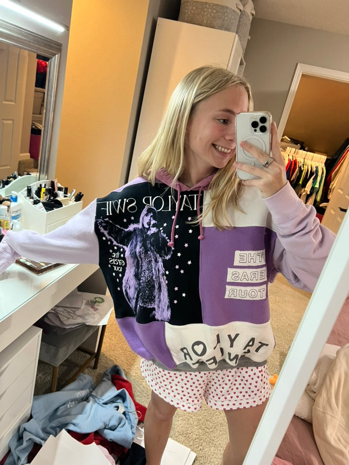 Taylor Swift Eras Tour Patchwork Sweatshirt
