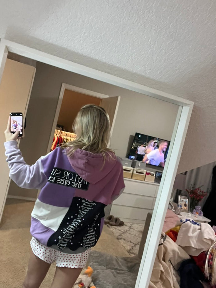 Taylor Swift Eras Tour Patchwork Sweatshirt