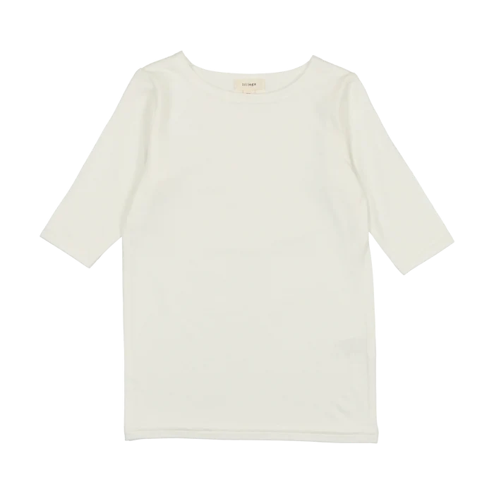 tee 3/4 bamboo - off white
