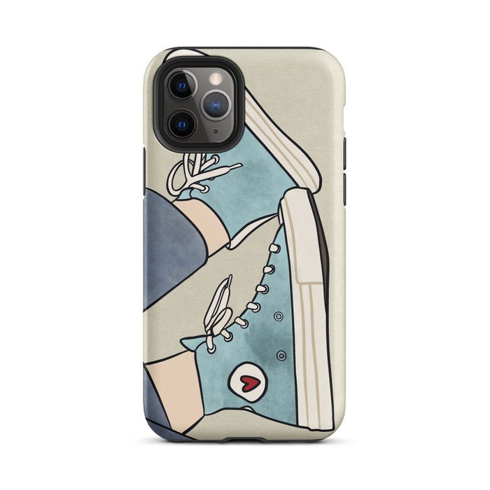 Iphone case with tennis shoes