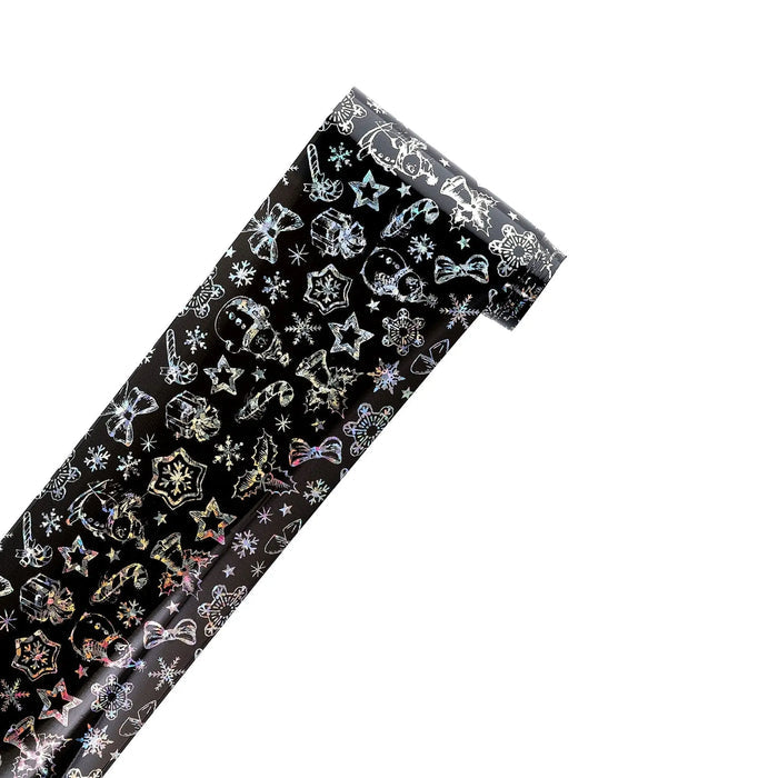 TFS-20 Black & White Christmas Selection of Transfer Foils   Naio Nails