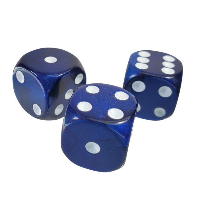 The Fantasy Trip: 14mm Midnight Blue d6 Dice Set