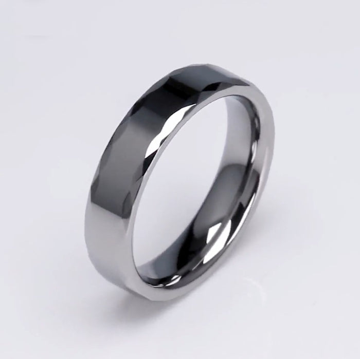 "The Rumba" Silver Tungsten Carbide Ring