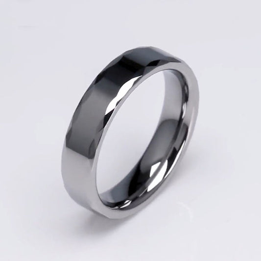 "The Rumba" Silver Tungsten Carbide Ring