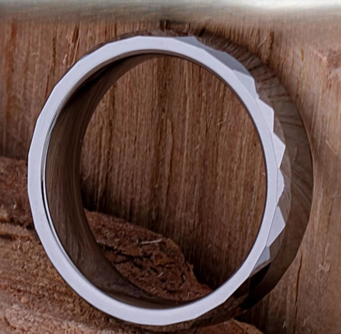 "The Rumba" Silver Tungsten Carbide Ring