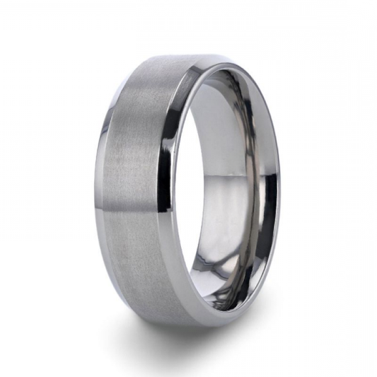 "The Silver Lining" Tungsten Carbide Ring