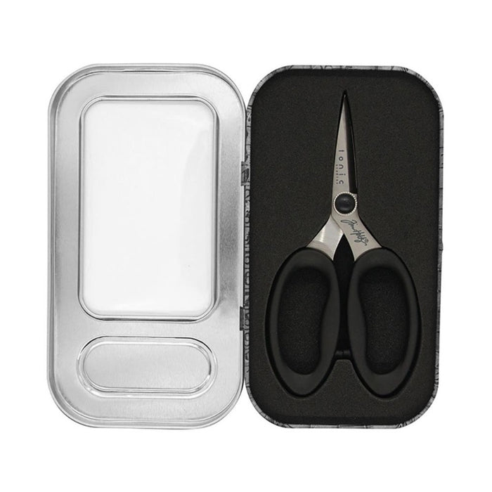 Tim Holtz - Haberdashery Scissors - 5". TONIC STUDIOS. Available at Embellish away located in Bowmanville Ontario Canada.