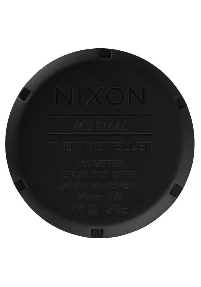 Time Teller - Black / White / Black
