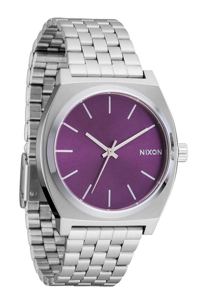 Time Teller - Silver / Purple Sunray