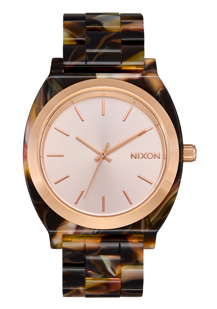 Time Teller Acetate - Rose Gold / Pink Tortoise