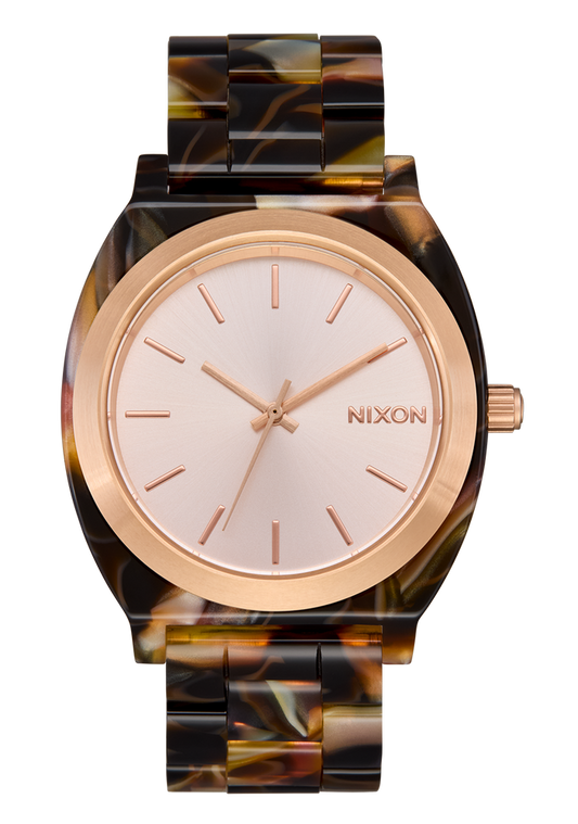 Time Teller Acetate - Rose Gold / Pink Tortoise