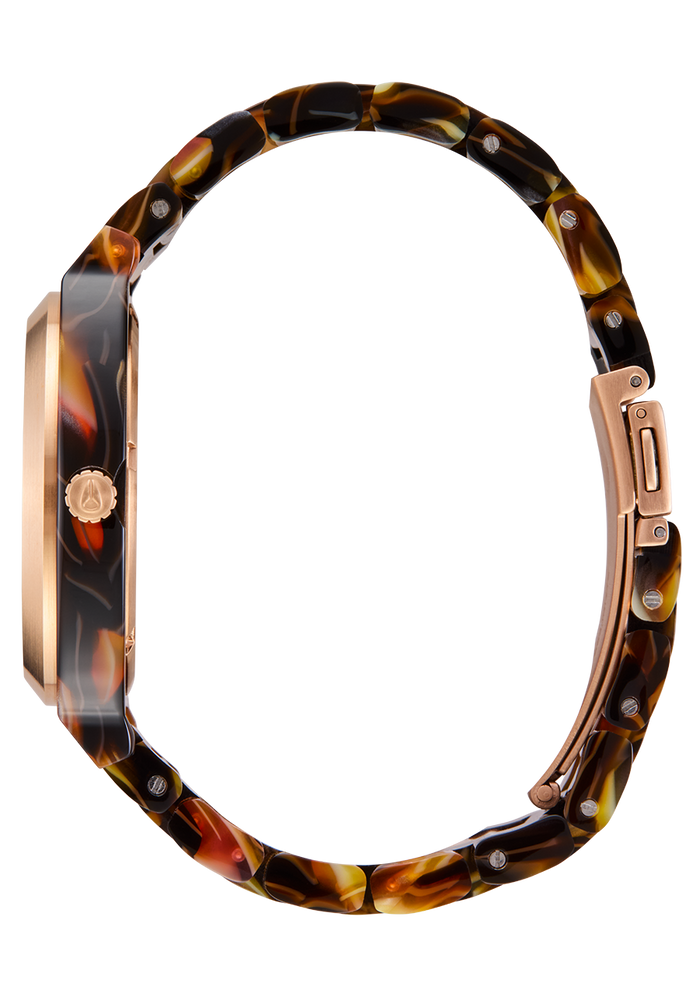 Time Teller Acetate - Rose Gold / Pink Tortoise