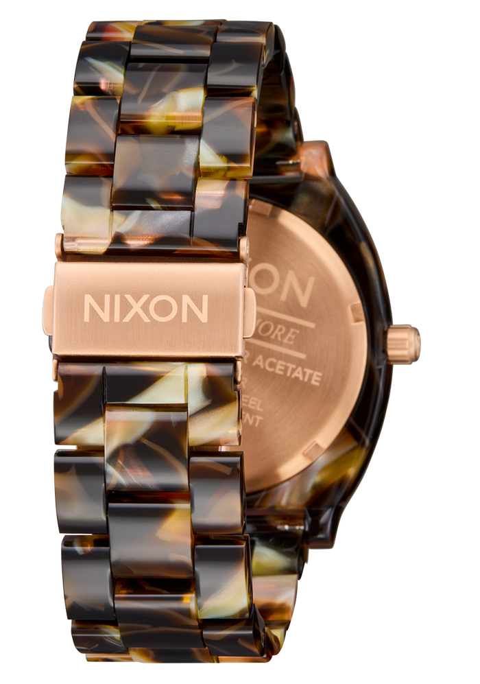 Time Teller Acetate - Rose Gold / Pink Tortoise