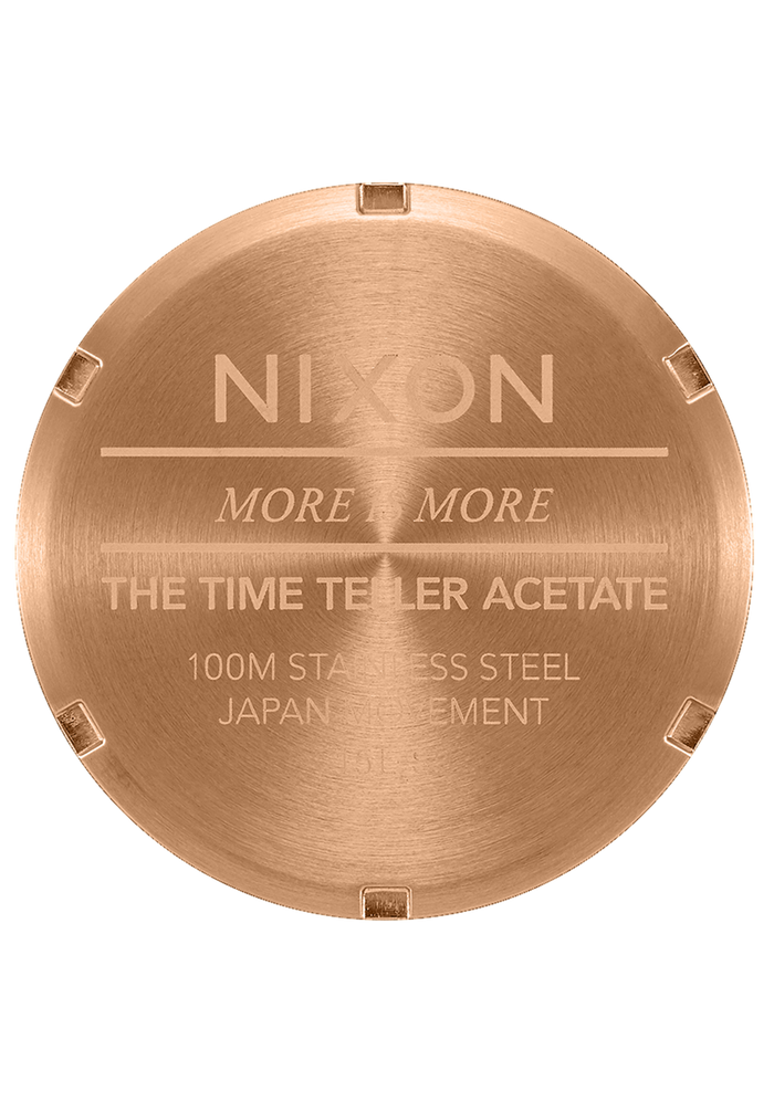 Time Teller Acetate - Rose Gold / Pink Tortoise