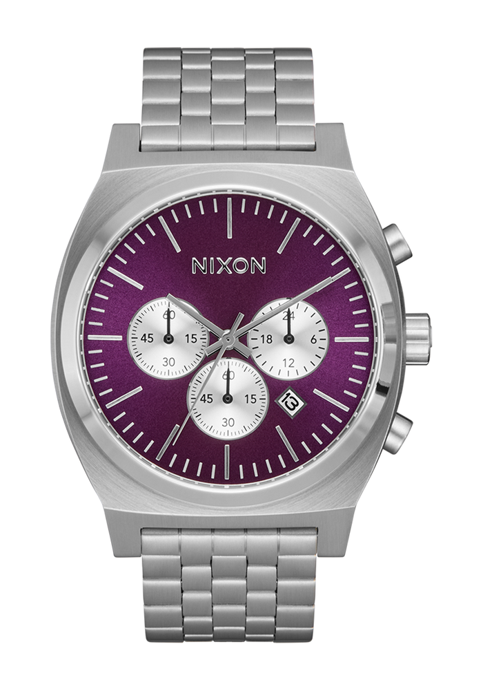 Time Teller Chrono - Silver / Purple Sunray