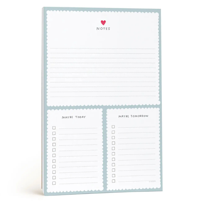 Today Maybe Tomorrow Notepad - Becket Hitch