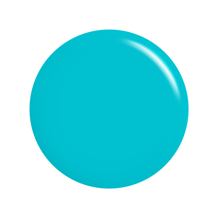 Tooti Fruiti Lover Boy clear water blue jelly nail polish color swatch