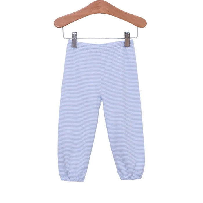 Trotter Street Bloomer Pants-Lt. Blue Stripe