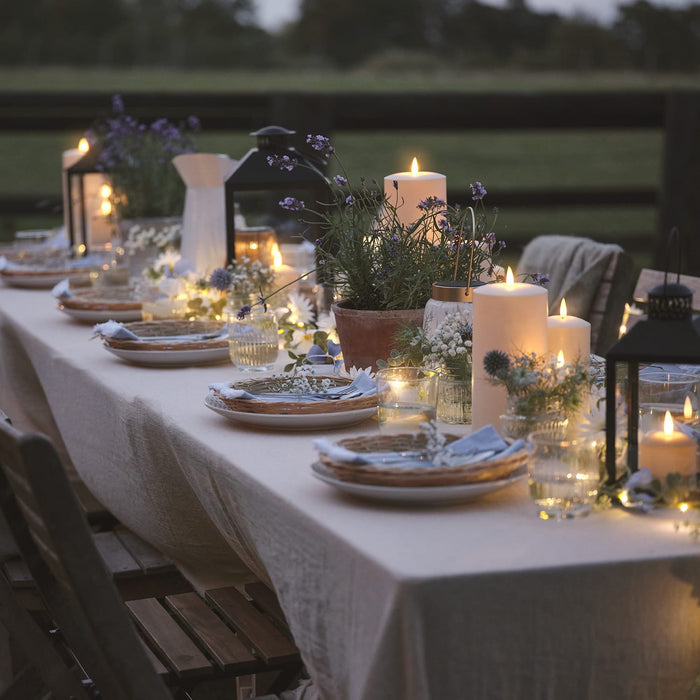 TruGlow® Waterproof Outdoor Candle Trio With Remote Control