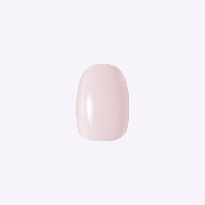TT - Press-On | Extra Extra Short | Round pale lavender false nail with soft grey undertones for a quick at-home mani option