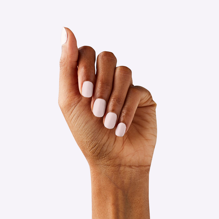 TT - Press-On | Extra Extra Short | Round nails in soft pastel lavender with grey undertones for a polished at-home mani.