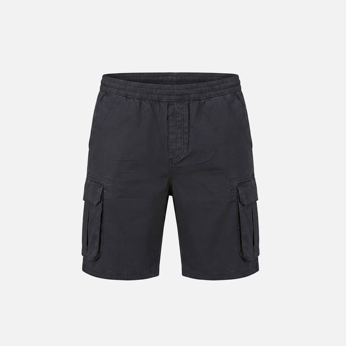 Twill Relaxed Cargo Short | Charcoal