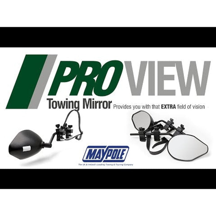 Twin Pro View Towing Mirrors (Convexed)