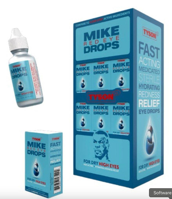 TYSON 2.0 MIKE RED EYE DROPS | 30 CT DISPLAY