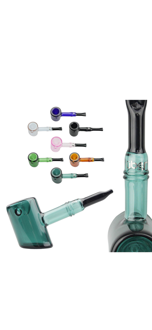 UBER GLASS | 5" HAMMER SHERLOCK TWO TONE | ASSORTED COLORS