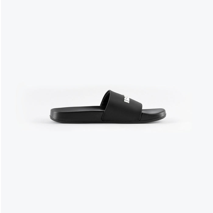 Unisex Signature Slides Black/White - IRONGEAR Fitness